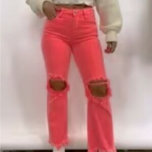 Super cuter risen jeans worn once!!